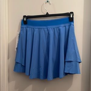 lululemon blue nile high rise long court rival skirt in size 8